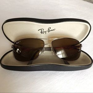 Ray-Ban (RB3506) Wrap Aviator Sunglasses